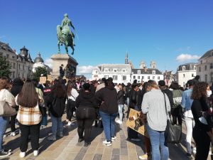 Rassemblement contre les violences policières et le racisme à Orléans